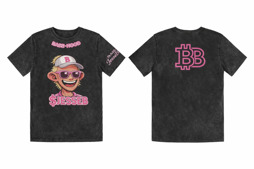 Pink 'Basehood JesseB' Graphic Tee