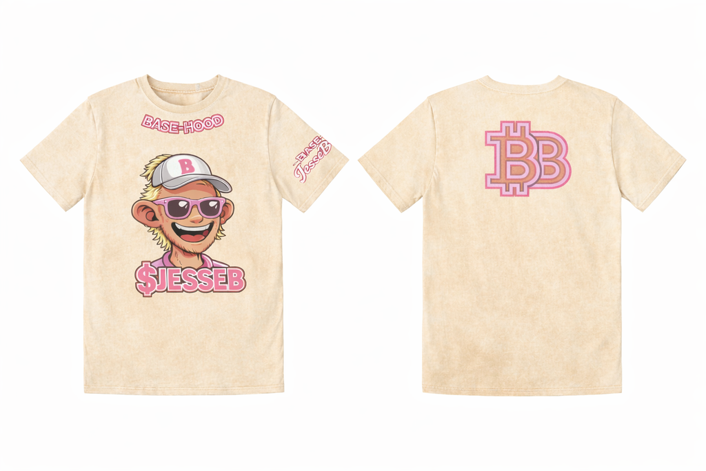 Pink 'Basehood JesseB' Graphic Tee