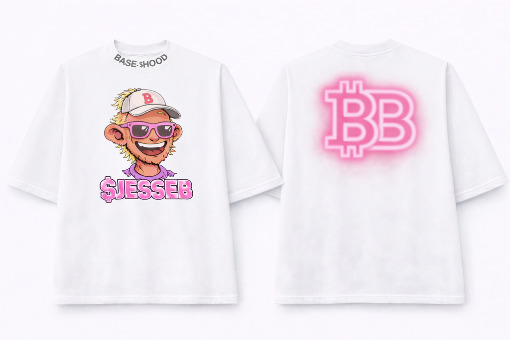 Pink 'Basehood JesseB' Graphic Tee